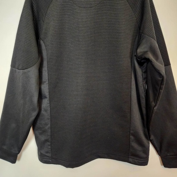 NWT Callaway Rib Tech Opti Dry Quarter Zip Up Pullover Black Size Small - Picture 9 of 11